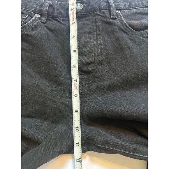 Free People Bren High Rise Cuffed Distressed Boyfriend Jeans 27 HAND PAINTED - Picture 15 of 16